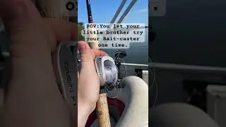 Never again. #fishing #rodandreel #reel #reels #littlebro #fishinglife #fish #marriageproposals #fun