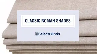 Classic Roman Shades from SelectBlinds.com