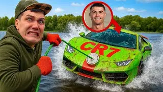 Found Ronaldo&rsquo;s Lamborghini Underwater While Magnet Fishing!