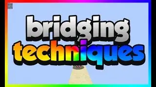 All bridging techniques in Minecraft!