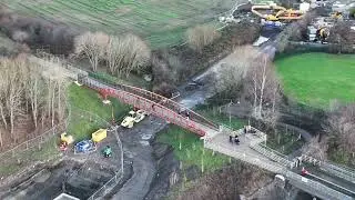 Chesterfield Canal at Staveley - New Years Eve 2025