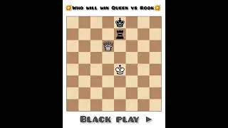 2023 | Black to play | How to win Queen vs Rook Endgames!!!  shock!! 💥🤯💥#chess #short #shorts #video