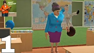 Scary Evil Teacher Escape Game: School Prank Level 1- 5 Gameplay Walkthrough Part 1