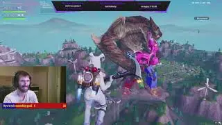 *INSANE* ROBOT VS MONSTER SPECIAL EVENT REACTION! Ryuwolves (Fortnite Battle Royale - Live Event)