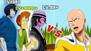 what if Sitama Vs Muzan . Jin Woo & shaggy