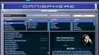 PROJECT PRESET - Omnisphere Bob Moog Tribute - ARP + Rhythm 2