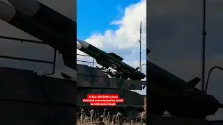 A Buk-M2 SAM system detected and acquired an aerial aerodynamic target.