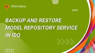 How to Backup and Restore Model Repository Service in IDQ through Command Line