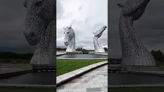 The Kelpies #Scotland #roadtrip #monument #architecture #video #youtubeshorts #shorts