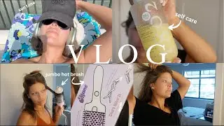 VLOG:days in my life. mane jumbo hot brush. ulta finds. self care. lashes. pool time. #dayinmylife