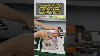 New customer comes to test labeling machine by himself,and decided to buy at once#factory #labeling