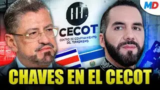 🚨 Costa Rica mira al CECOT: Chaves acepta invitaci&oacute;n de Bukele