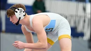 Sean Brett PINS his opponent on Senior Day!
