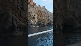 Caves of Livada, Tinos Island, Cyclades, Greece #tinos #island #greece #cave #boat #fishing