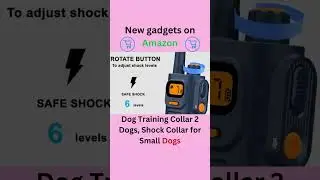 New gadgets on Amazon: Dog Training Collar 2 Dogs, Shock Collar for Small Dogs #shorts