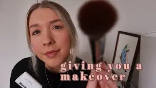 ASMR traveling makeup artist does your makeup