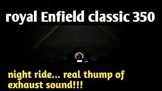 Royal Enfield classic 350 2026 / night raid