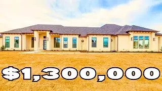 TOUR A $1,300,000 UNIQUE MODERN CUSTOM HOME  | Texas Real Estate | Midlothian, TX | DFW Realtor 🤠