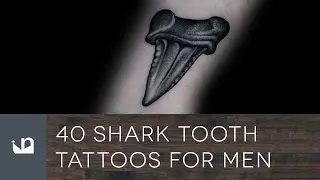 40 Shark Tooth Tattoos For Men
