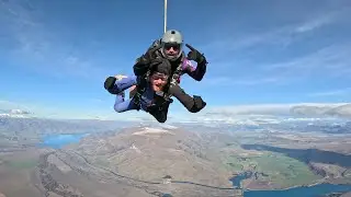 Skydiving 13000ft over Mt.Cook, New Zealand