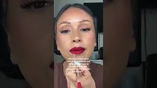 @StilaCosmeticsOfficial Stay All Day Liquid lipstick - BESO. @makeupforever lipliner - Full Red