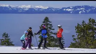 Family Ski Day in Reno Tahoe