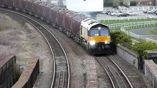 Colas Class 66 Kronospan Timber Train
