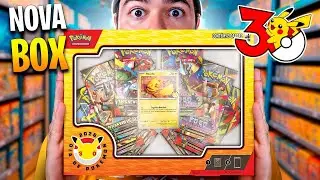 Nova Box de Carta Pokémon Aniversário 30 Anos!