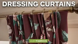 How to dress curtains | Just Fabrics