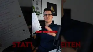 1000 Seiten Skript auswendig lernen?🤔🎓