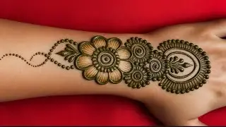 Beautiful back hand mehndi design/ simple mehndi design/ mehndi designs/ cone designs/ mehndi dijain