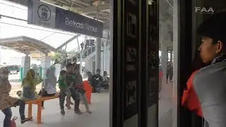 Full Trip KRL Commuter Indonesia Stasiun Cikarang - Stasiun Bekasi Bagian Ketiga