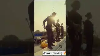 Checkout the making of #jawan #srk doing his own stunt 🔥 #shorts