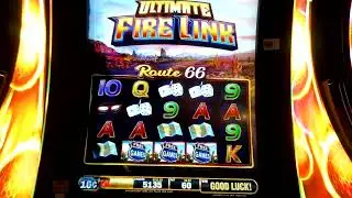SO MANY BONUSES!! Ultimate Fire Link Route 66 Slot Machine - MOHEGAN SUN CASINO