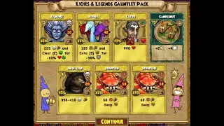 Wizard101: BRAND NEW Liches & Legends Pack Opening! [10,000 Crowns]