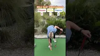 Mini Golf Tournament #4 (Hole 4) #golf #minigolf #viral #sports #puttputt #tournament