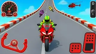 Mega Ramp Bike Racing 2025 😱 Insane Jumps & Crazy Stunts | Android Bike Game #12