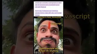 Javascript ❌ icchadhari 🐍naag ✔️ |  @Puravjha_ #coding #javascript #shorts  #codinglife