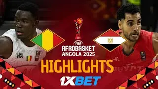 Mali 🇲🇱 vs Egypt 🇪🇬 | 1XBET Highlights | #AfroBasket 2025