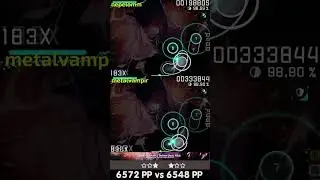 DUEL SHOW nepelomm vs metalvampir - osu! tournament [Map 3] #osu #replay #osugame #stream