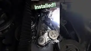 TOYOTA 2e Timing Belt, Simple installation #shorts #mechanic #knowledge #trending #amazing #asmr