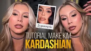 MAQUIAGEM INSPIRADA NA KIM KARDASHIAN | TUTORIAL COMPLETO - PASSO A PASSO
