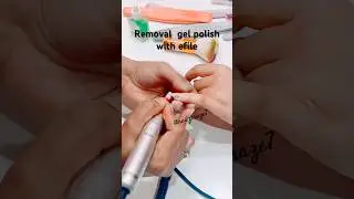 How to remove gel polish with E-filer....