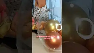 🎈Truco f&aacute;cil para meter globos dentro de un globo burbuja👌.