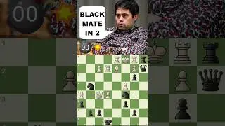 Black to Move and Mate in 2 | Silent But Deadly #shorts #chess #matein2
