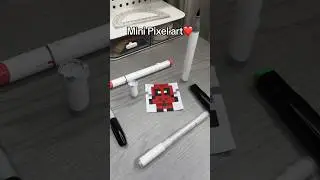 ❤️Mini Deadpool Pixel art ideas✨ #deadpool #pixel #pixelart #pixelartideas #art #drawing #miniart