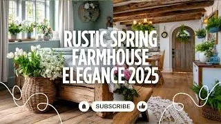 Rustic Wooden Charm and Timeless Cozy Elegance in Spring Farmhouse Decor Inspiration 2025