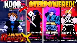 I Went From Noob To Pro And BECAME OVERPOWERED In Anime Ranger X!