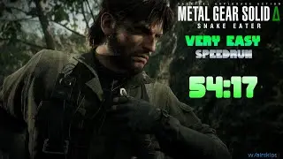 (54:17) Metal Gear Solid Delta | Very Easy Speedrun (all airskips) | PS5