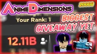 20k SUBSCRIBERS GIVEAWAY In Anime Dimensions